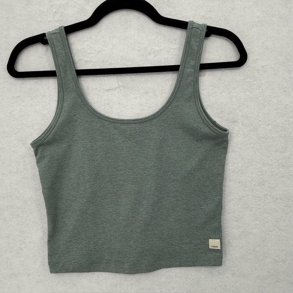 Vuori Tops - VUORI WOMEN'S HALO ESSENTIAL TANK MEDIUM VINTAGE PISTACHIO HEATHER MEDIUM